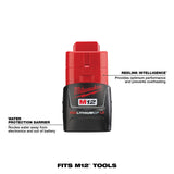 Milwaukee 48-11-2411 M12 REDLITHIUM Compact Battery Two Pack - 2