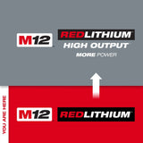 Milwaukee 48-11-2422 M12 REDLITHIUM CP2.0 Compact Battery (2 Pack) - 3
