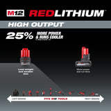 Milwaukee 48-11-2425 M12 REDLITHIUM HIGH OUTPUT CP2.5 Battery Pack - 4