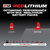 Milwaukee 48-11-2440 M12 REDLITHIUM XC 4.0 Extended Capacity Battery Pack - 3