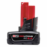 Milwaukee 48-11-2460 M12 REDLITHIUM XC 6.0 Extended Capacity Battery Pack - 2
