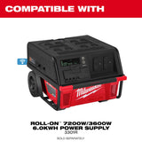 Milwaukee 48-11-3301 ROLL-ON 7200W/3600W 6.0kWh Power Supply Cover with Charging Port Flaps - 2
