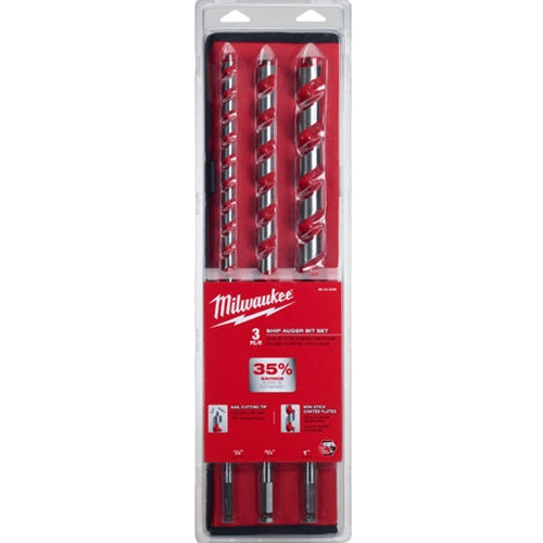 Milwaukee 48-13-3000 3-Piece Ship Auger Bit Set