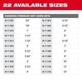 Milwaukee 48-17-3070 7" Diamond Premium Wet Core Bit - 7