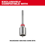 Milwaukee 48-20-5498 SDS Max One-Piece Core Bit Centering Bit Kit for Precise Coring Starts - 3