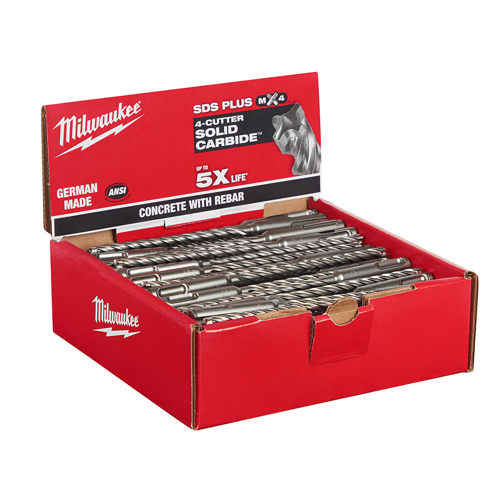 Milwaukee 48-20-7990 SDS-PLUS 4CT MX4™ 3/16" X 4" X 6" (100-Pack) - 2