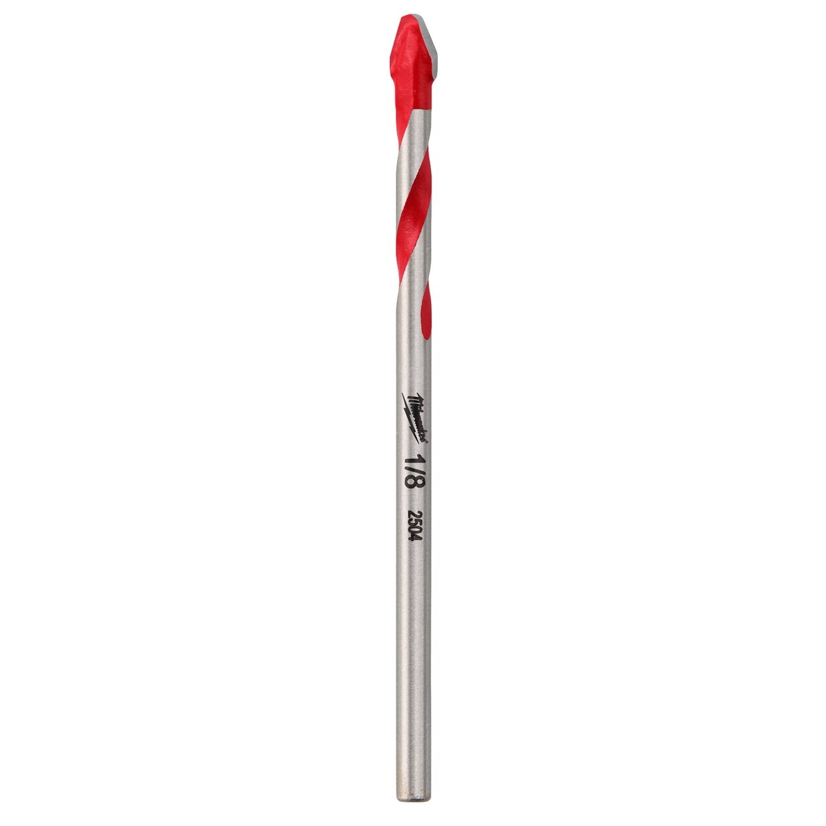 Milwaukee 48-20-8780 1/8" Hard Tile and Glass Drill Bit with Carbide Tip