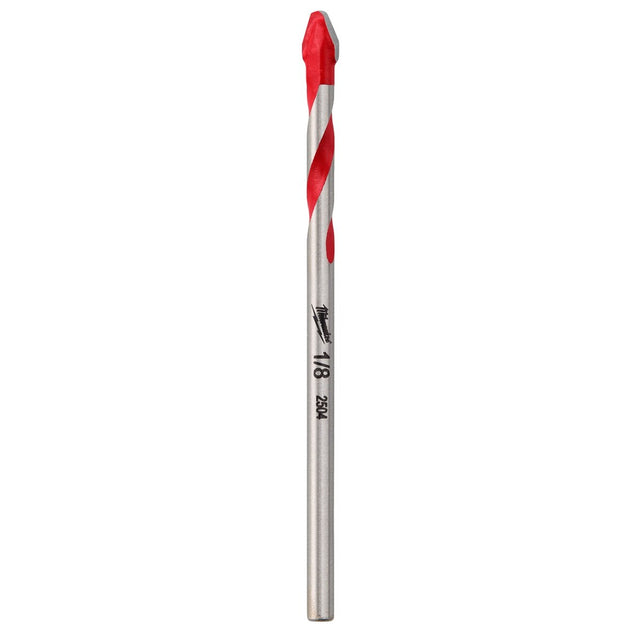 Milwaukee 48-20-8780 1/8" Hard Tile and Glass Drill Bit with Carbide Tip