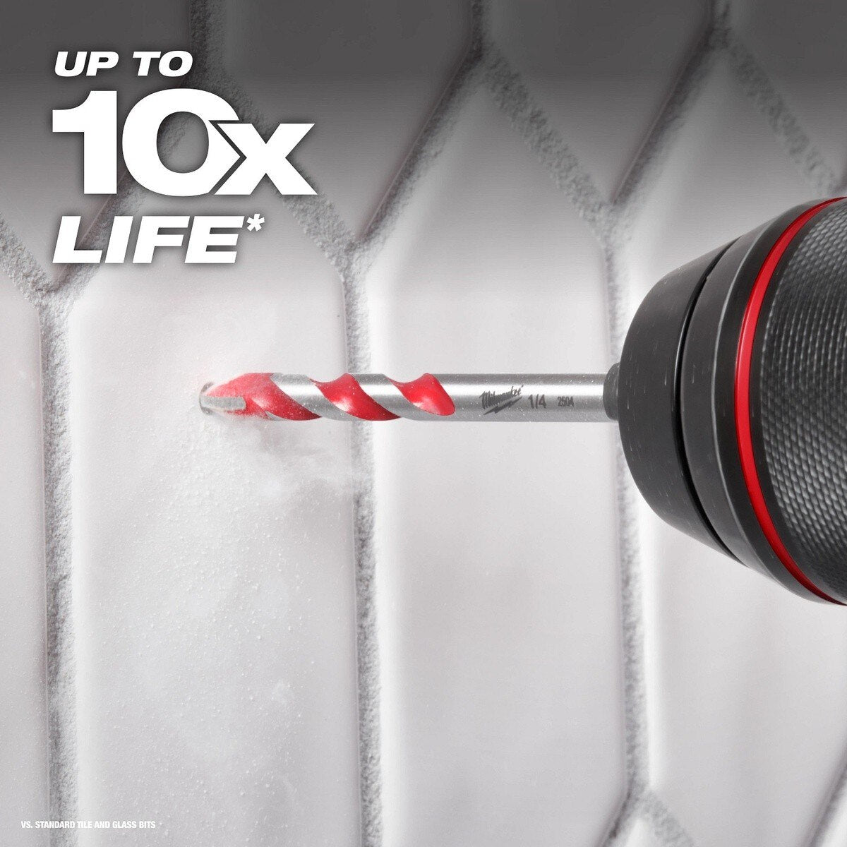 Milwaukee 48-20-8780 1/8" Hard Tile and Glass Drill Bit with Carbide Tip - 5