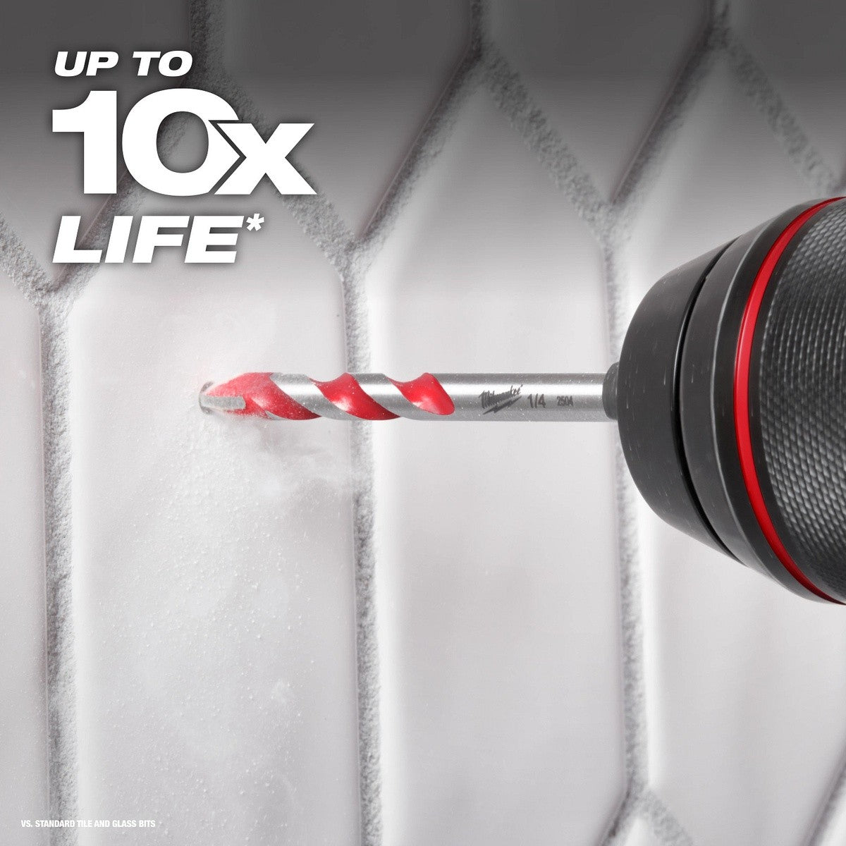 Milwaukee 48-20-8780 1/8" Hard Tile and Glass Drill Bit with Carbide Tip - 5