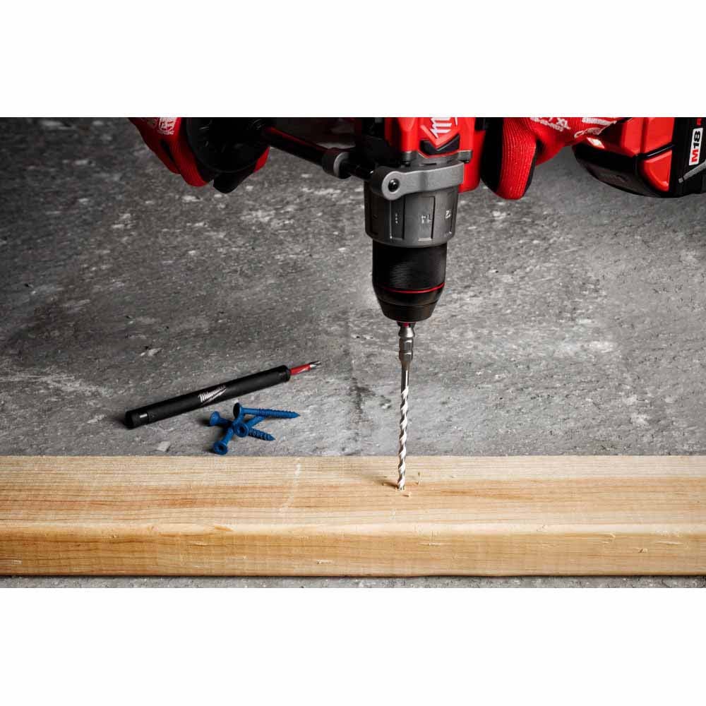 Milwaukee 48-20-8876 3/16" x 4" x 6" SHOCKWAVE Impact Duty Carbide Multi-Material Drill Bit - 9