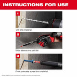 Milwaukee 48-20-8877 SHOCKWAVE Impact Duty Carbide Multi-Material Drill Bit Screw Install Set - 7PC - 5