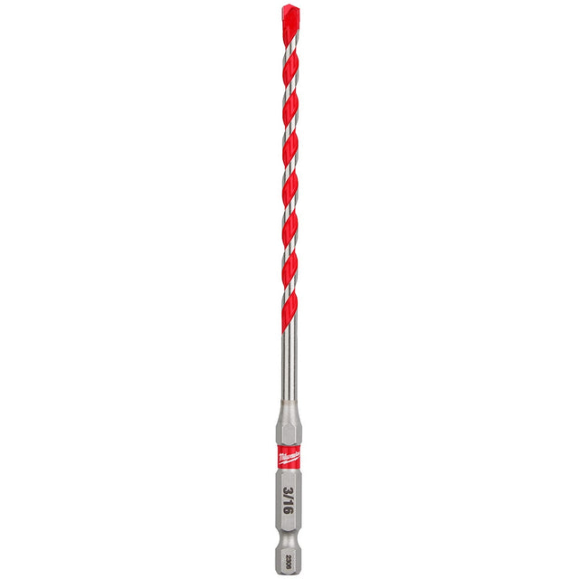 Milwaukee 48-20-9006 3/16" x 4" x 6" SHOCKWAVE™ Carbide Hammer Drill Bit