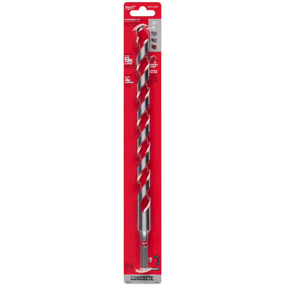 Milwaukee 48-20-9046 3/4" x 10" x 12" Carbide Hammer Drill Bit - 11