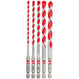 Milwaukee 48-20-9051 5pc. SHOCKWAVE™ Carbide Hammer Drill Bit Kit