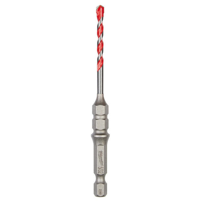 Milwaukee 48-20-9090 5/32" x 4" SHOCKWAVE Carbide Hammer Drill Bit for Concrete Screws