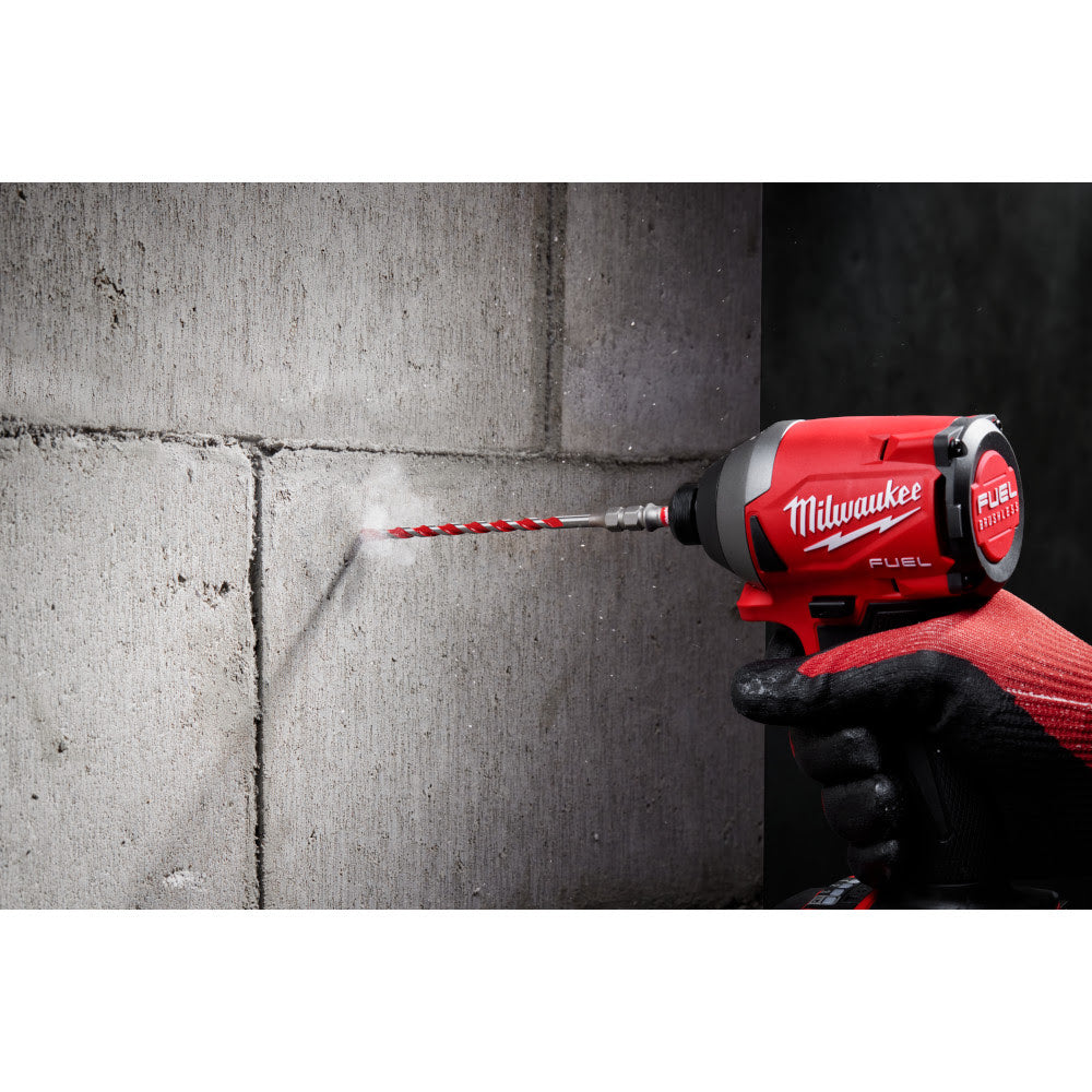 Milwaukee 48-20-9092 5/32" x 6" SHOCKWAVE Carbide Hammer Drill Bit for Concrete Screws - 8