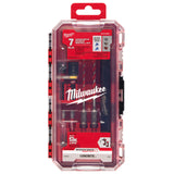 Milwaukee 48-20-9097 7pc. SHOCKWAVE Impact DUTY Carbide Hammer Drill Bit Concrete Screw Install Kit - 12