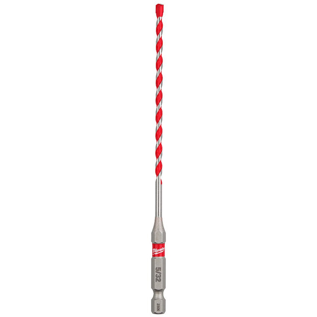 Milwaukee 48-20-9101 5/32" x 4" x 6" SHOCKWAVE™ Carbide Hammer Drill Bit Bulk 25PK