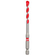 Milwaukee 48-20-9110 1/4" x 2" x 4" SHOCKWAVE™ Carbide Hammer Drill Bit Bulk 25PK