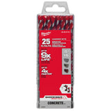 Milwaukee 48-20-9116 5/16" x 4" x 6" SHOCKWAVE™ Carbide Hammer Drill Bit Bulk 25PK - 9