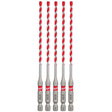 Milwaukee 48-20-9155 SHOCKWAVE Carbide Hammer Drill Bit for Concrete, Brick and Block (5 Pack)
