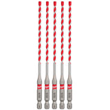 Milwaukee 48-20-9155 SHOCKWAVE Carbide Hammer Drill Bit for Concrete, Brick and Block (5 Pack) - 13