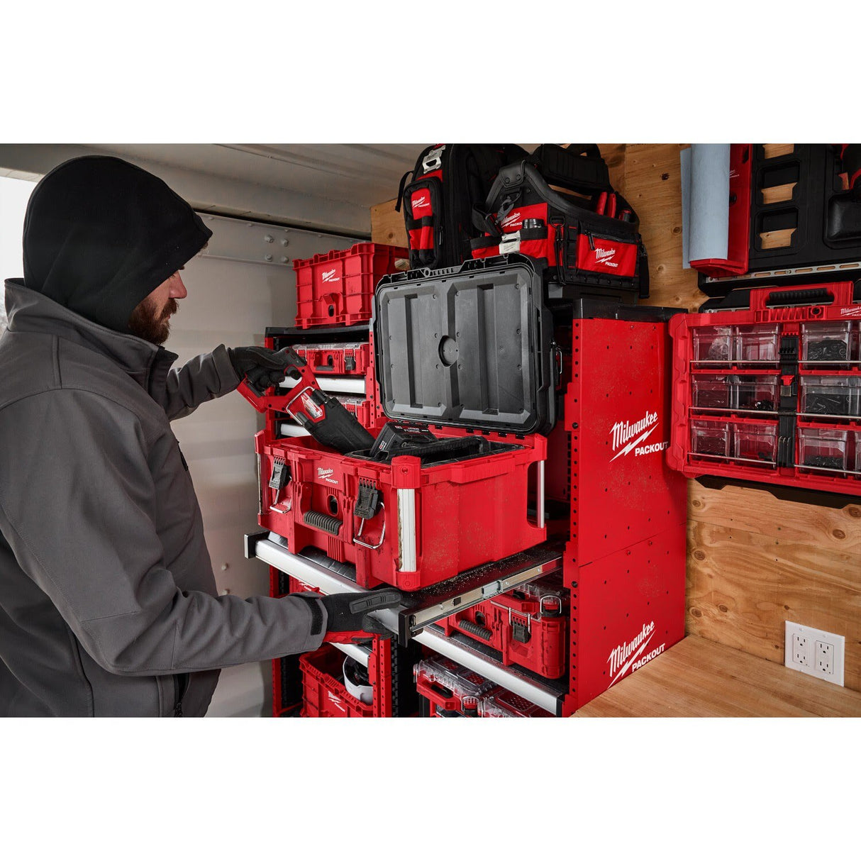Milwaukee 48-21-8000 PACKOUT Rack Modular Storage System - 11
