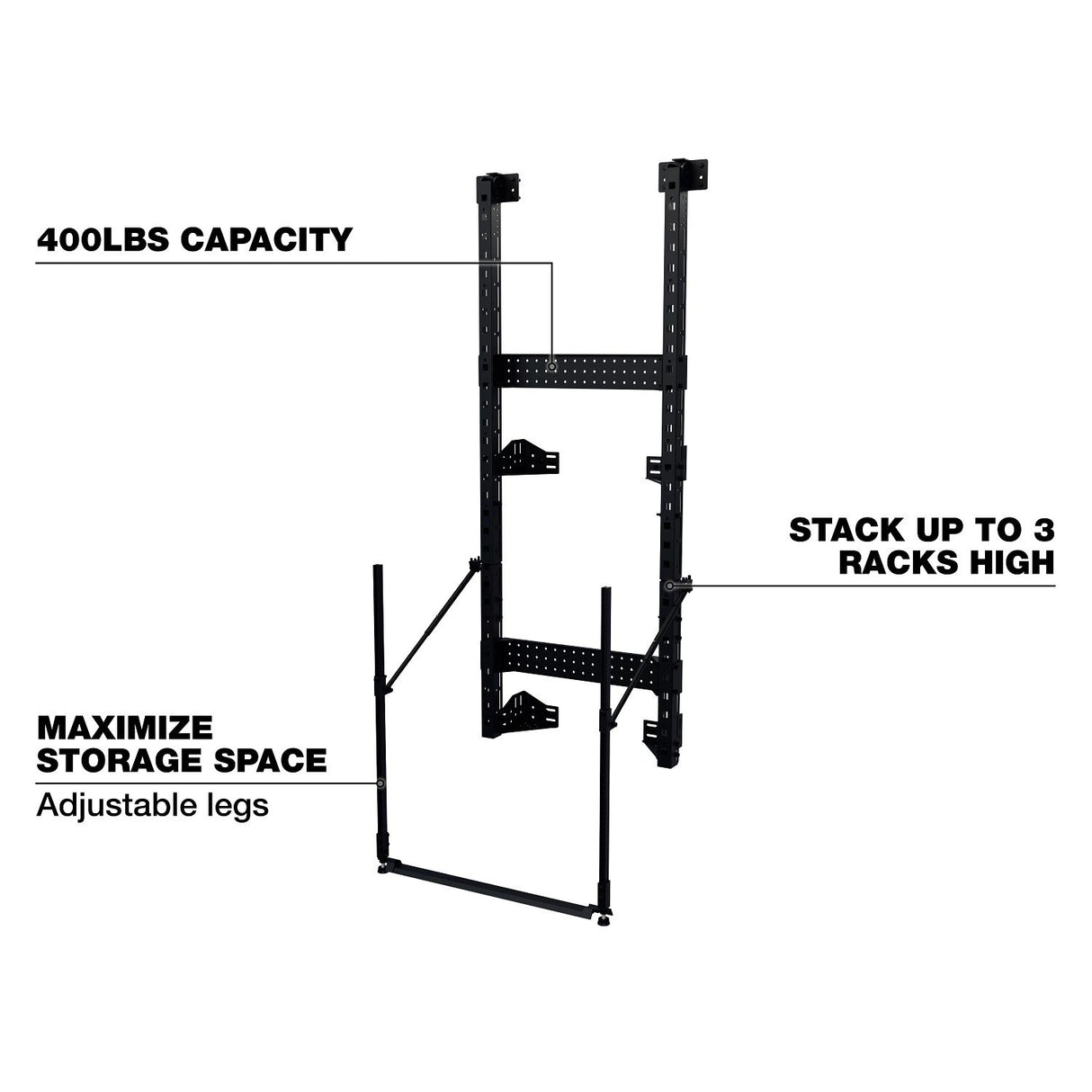 Milwaukee 48-21-8010 PACKOUT Rack Frame for Modular Storage System - 2