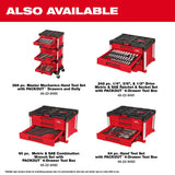 Milwaukee 48-22-0152 1/4" and 3/8" Drive Metric SAE Torx Socket Set with Tray for PACKOUT Drawers 12.8" x 17.17" x 2.76" (77 Piece) - 7