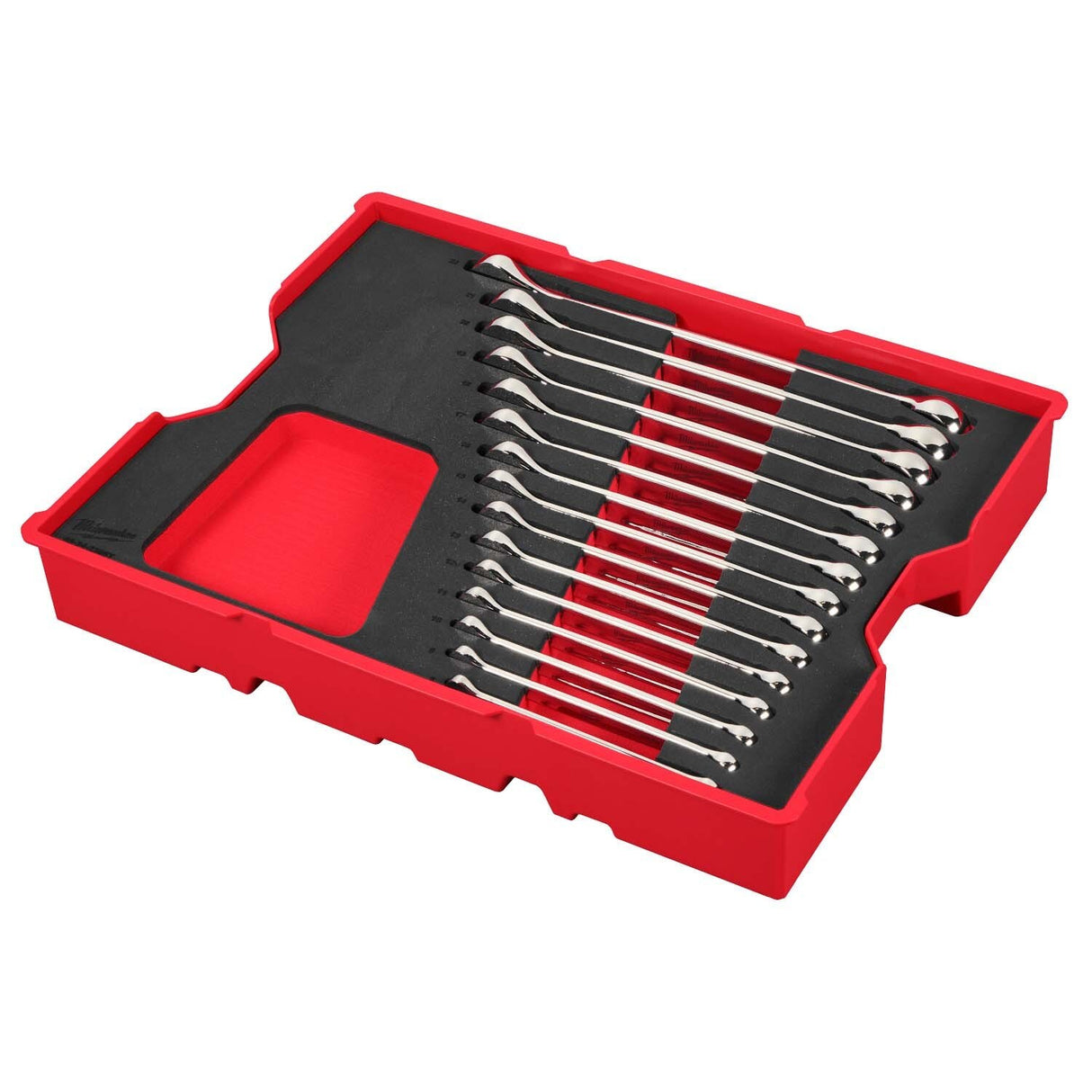 Milwaukee 48-22-0154 15pc. Metric Combination Wrench Set with Tray for PACKOUT Drawers