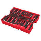 Milwaukee 48-22-0158 17pc. Screwdriver & Pry Bar Set with Tray for PACKOUT Drawers