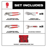 Milwaukee 48-22-0160 9pc. Pliers & Wrench Set with Tray for PACKOUT Drawers - 5