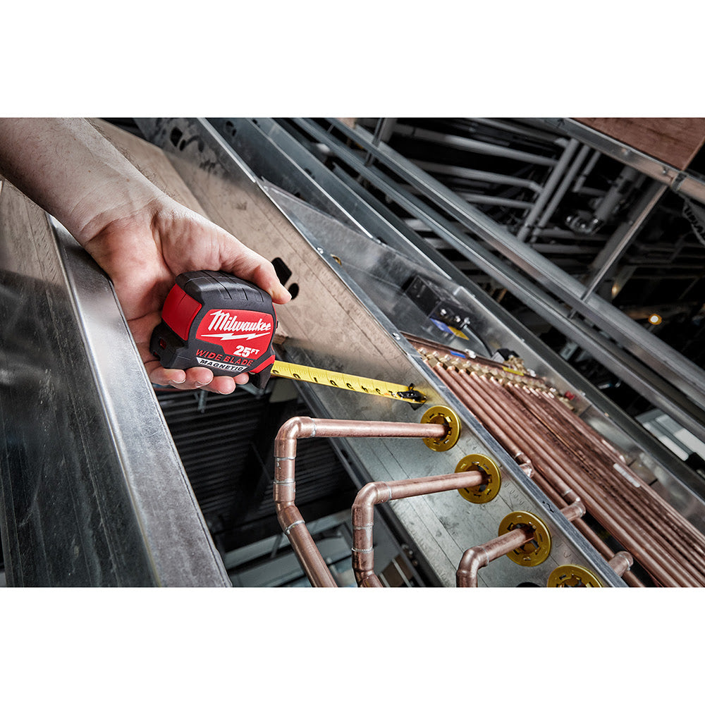 Milwaukee 48-22-0216M 16' Wide Blade Magnetic Tape Measure - 8