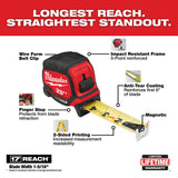 Milwaukee 48-22-0225M 25' Wide Blade Magnetic Tape Measure - 2