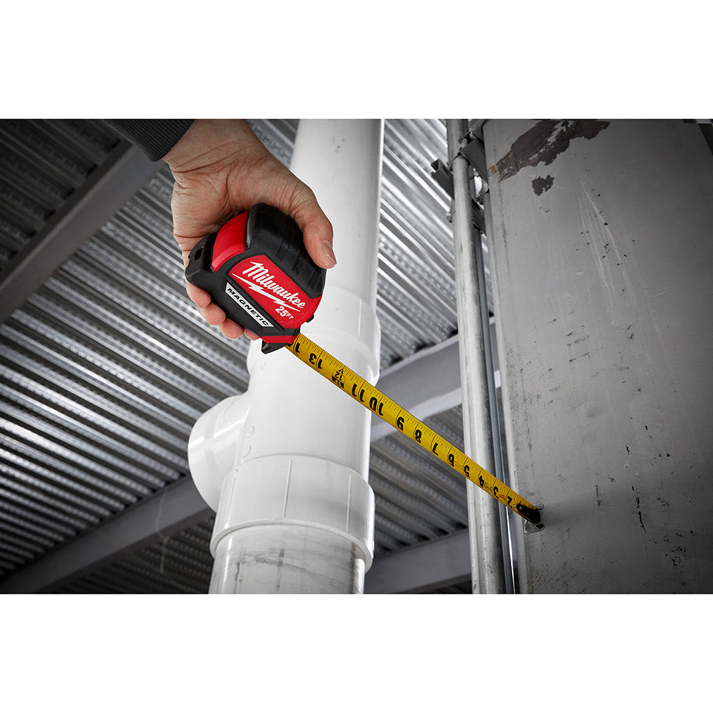 Milwaukee 48-22-0317 5M/16Ft Compact Magnetic Tape Measure - 7