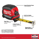 Milwaukee 48-22-0325G 25' Compact Wide Blade Magnetic Tape 2-Pack - 6