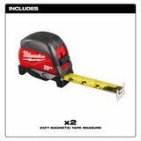 Milwaukee 48-22-1025MG 25ft Magnetic Tape Measure 2-Pack - 3