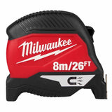 Milwaukee 48-22-1026M 8m 26 ft Magnetic Tape Measure with Low-Profile Magnet - 7