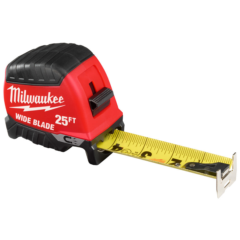 Milwaukee 48-22-1225M 25' Wide Blade Magnetic Tape Measure - 4