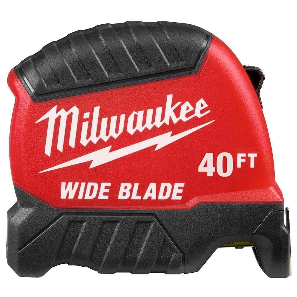 Milwaukee 48-22-1240 40 ft. Wide Blade Tape Measure with 18 ft Reach and 15 ft Standout (1 Pack) - 3