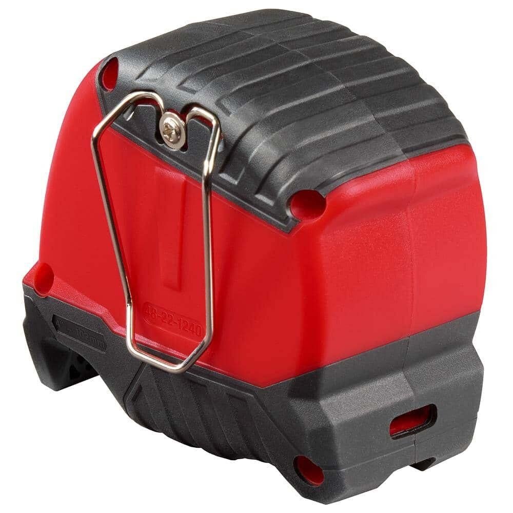 Milwaukee 48-22-1240 40 ft. Wide Blade Tape Measure with 18 ft Reach and 15 ft Standout (1 Pack) - 4