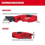 Milwaukee 48-22-1505 FASTBACKTM 6in1 Folding Utility Knife - 8