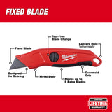 Milwaukee 48-22-1513 Fixed Blade Utility Knife - 2