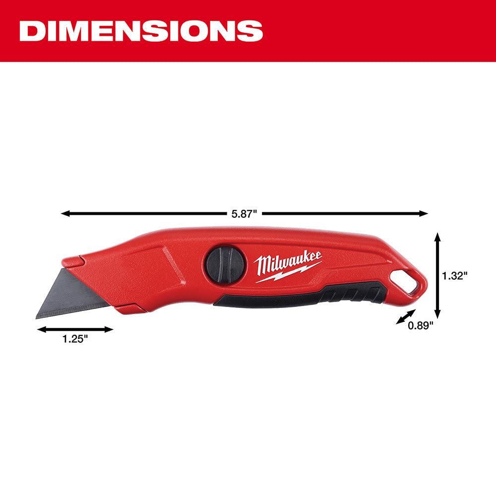 Milwaukee 48-22-1513 Fixed Blade Utility Knife - 4