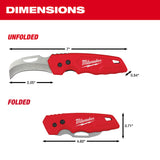 Milwaukee 48-22-1525 FASTBACK Hawkbill Folding Pocket Knife - 5