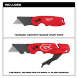 Milwaukee 48-22-1603 FASTBACK Folding Utility Knife Set with Blade Storage (2 Piece) - 2
