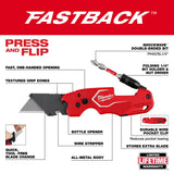 Milwaukee 48-22-1605 FASTBACK 6 in 1 Folding Utility Knife with Bit Holder and Wire Stripper - 2