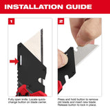 Milwaukee 48-22-1622 FASTBACK Compact Folding Utility Knives with One Handed Opening (3 Pack) - 4