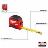 Milwaukee 48-22-1712 12ft Compact Tape Measure - 2